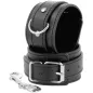 Preview: Black handcuffs with double reinforcement strap – Darkness