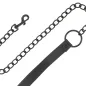 Preview: Black Leather Handcuffs and Collar – Darkness