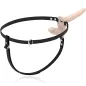 Preview: Harness Vibrator Mit Doppelpenetration Fleisch – Fetish Submissive