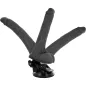 Preview: Beweglicher Vibrator Mit Fernbedienung Schwarz 18,5cm | Basecock
