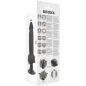 Preview: Beweglicher Vibrator Mit Fernbedienung Schwarz 20cm | Basecock