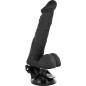 Preview: Beweglicher Vibrator Mit Fernbedienung Schwarz 20cm | Basecock
