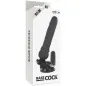 Preview: Realistischer Vibrator Schwarz 19,5cm | Basecock