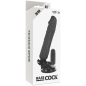 Preview: Realistischer Vibrator Schwarz 20cm | Basecock