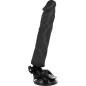 Preview: Realistischer Vibrator Mit Fernbedienung Schwarz 21cm | Basecock