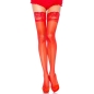 Preview: Durchsichtige Stay Up´s Rot PlusSize | Leg Avenue