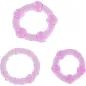 Preview: Set of Three Purple Penis Rings – Seven Creations