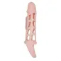Preview: Penishülle mit Vibration und Strap Natural 13.5cm – Baile