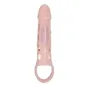 Preview: Penishülle Mit Vibration Und Strap Natural 13.5cm – Baile