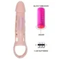 Preview: Penishülle Mit Vibration Und Strap Natural 13.5cm – Baile