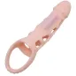 Preview: Penishülle Mit Vibration Und Strap Natural 13.5cm – Baile