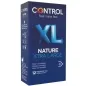 Preview: Pack of Control Nature Xtra Large condoms, 12 pieces, blue packaging with large XL logo.