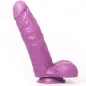 Preview: Chems Realistischer Dildo Purple 20cm – Pink Room