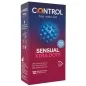 Preview: Packaging of Control Sensual Xtra Dots condoms with 264 pleasure points, 12 pieces.