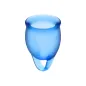 Preview: Menstruations Cup Dark Blue 15 + 20ml – Satisfyer