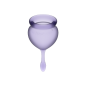 Preview: Menstruationscup Purple 15 + 20ml | Satisfyer