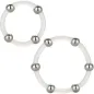 Preview: Steel Beaded Silikon Ring Set – Calex