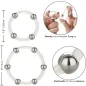 Preview: Steel Beaded Silikon Ring Set – Calex