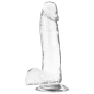 Preview: Realistischer Dildo Clear 20cm X 4.5cm | Xray