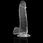 Preview: Realistischer Dildo Clear 20cm X 4.5cm | Xray