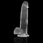 Preview: Realistischer Dildo Transparent 22x4.6cm | Xray