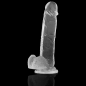Preview: Realistischer Dildo Transparent 22x4.6cm | Xray