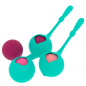 Preview: Deva Aqua Green Ritual Set Für Das Beckentraining | Rithual