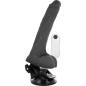 Preview: Beweglicher Vibrator Mit Fernbedienung Schwarz 18,5cm | Basecock