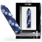 Preview: Vibrating device with floral pattern, USB rechargeable, 10 modes, waterproof, in packaging.