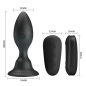 Preview: Analplug Mit Vibration Schwarz | Mr Play