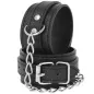 Preview: Handschellen Aus Schwarzem Strukturiertem Leder – Darkness