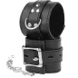 Preview: Black Leather Handcuffs – Darkness