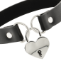Preview: Vegane Lederhalskette Mit Herz | Coquette Chic Desire