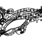 Preview: Fine Black Lace Mask – Coquette Chic Desire