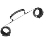 Preview: Handcuffs with nylon lining and handle – Fetish Submissive