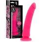 Preview: Rosa Dildo Aus Medizinischem Silikon 17x3cm – Delta Club