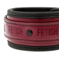 Preview: Handschellen Aus Veganem Leder Mit Neoprenfutter | Fetish Submissive