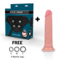 Preview: Harness + Premium Dildo Avenger 19cm | Rockarmy