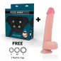 Preview: Kingcobra Harness + Dildo 24cm – Rockarmy