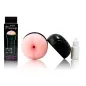 Preview: Sex toy set with packaging, masturbator and lubricant bottle on a white background.