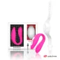 Preview: Pink wearable with white wristband and USB cable, presented in packaging.
