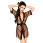 Preview: Midnight Mirage Peignoir - Schwarz XL | Penthouse