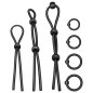 Preview: Flexibler Silikon-Cockring Set 7 Stücke | Addicted Toys