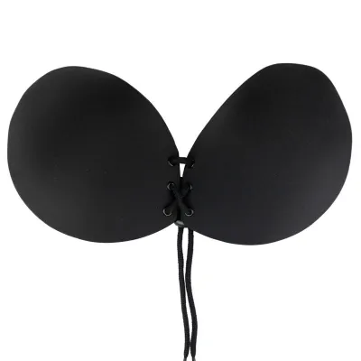Rund Lace-It Bra - Schwarz – Bye Bra