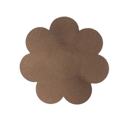 Brust Lift Pads + 3 Paare Satin Dunkelbraun Grösse Df | Bye Bra