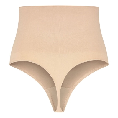 Nahtloses Mieder im Tanga Stil Beige XXL | Bye Bra
