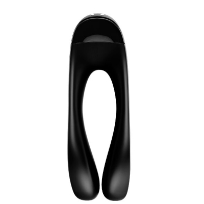 Candy Cane Fingervibrator Schwarz | Satisfyer
