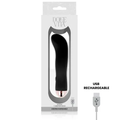 Vibrator 2 Schwarz 7modi | Dolce Vita