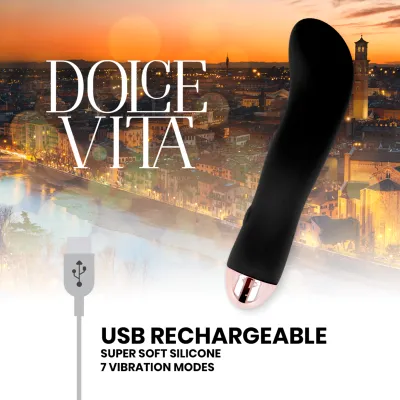 Vibrator 2 Schwarz 7modi | Dolce Vita