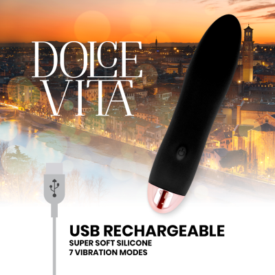 Vibrator 4 Schwarz 7 Modi | Dolce Vita
